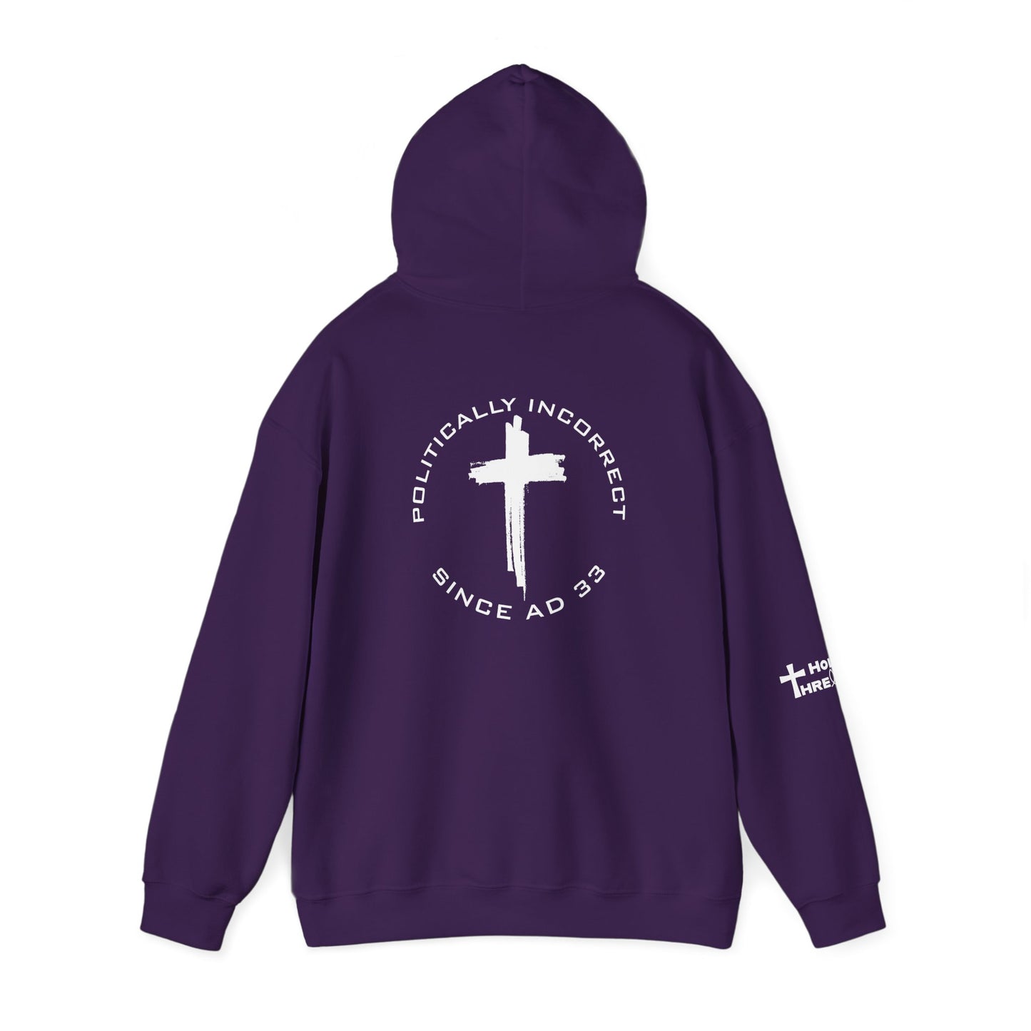 'Politically Incorrect' Inspirational Biblical Design - High Quality Fleece Hoodie