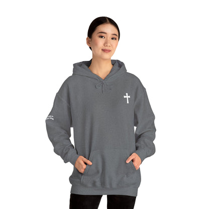 Discreet, Elegant Cross High Quality Fleece Hoodie