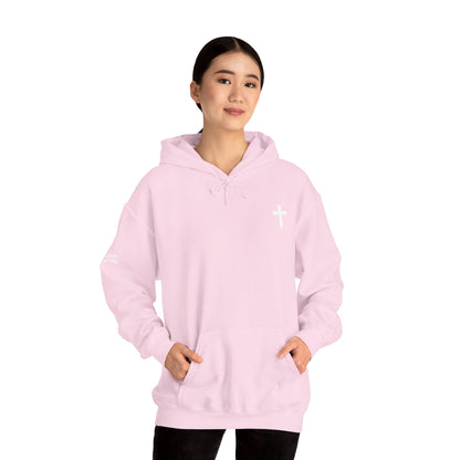 Discreet, Elegant Cross High Quality Fleece Hoodie