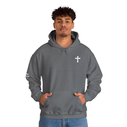 Discreet, Elegant Cross High Quality Fleece Hoodie