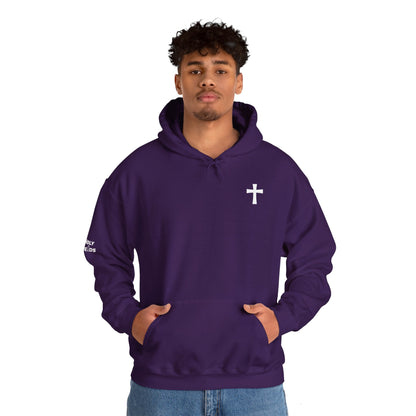 Discreet, Elegant Cross High Quality Fleece Hoodie